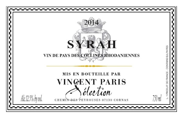 De nieuwe syrah-hit: Vincent Paris Syrah