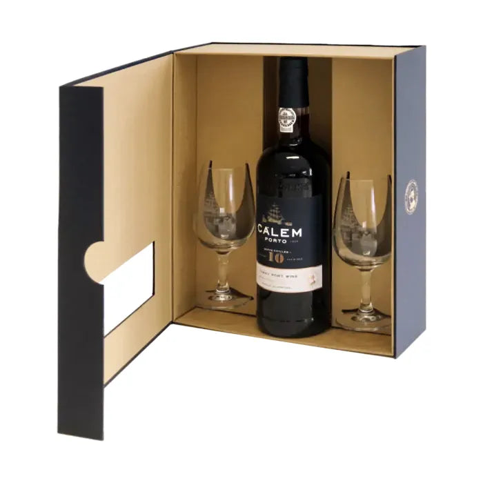 Calem Port 10 Years met 2 Glazen Giftpack